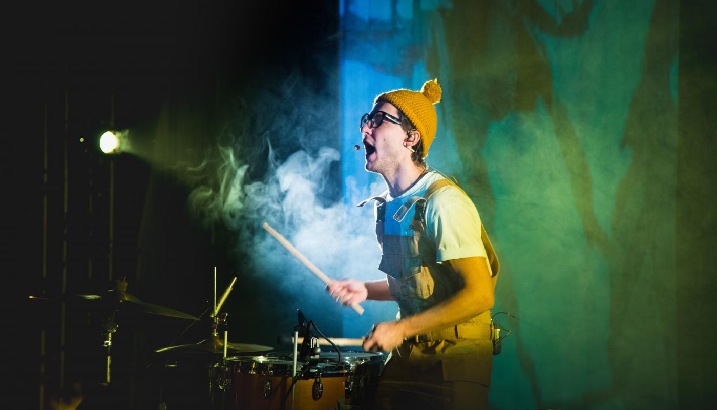 Teatr Pralnia at Millennium Stage, by Adam Lee ECA Teatr Pralni's Drummer Performing at the Kennedy Center